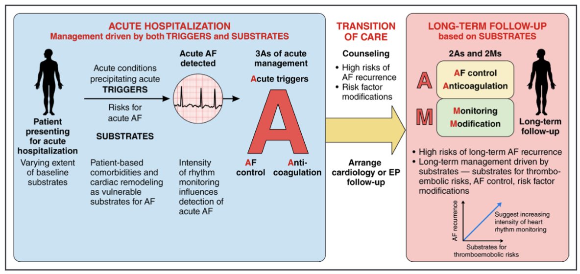 .<a href="/American_Heart/">American Heart Association</a> Scientific Statement on atrial fibrillation occurring during an acute hospitalization - great read, esp for incoming cardiology fellows ahajournals.org/doi/abs/10.116… <a href="/CircAHA/">Circulation</a> <a href="/AHAScience/">AHA Science</a> <a href="/JaniceChyouMD/">JaniceChyouMD</a> <a href="/drrakeshg1/">Rakesh Gopinath</a>