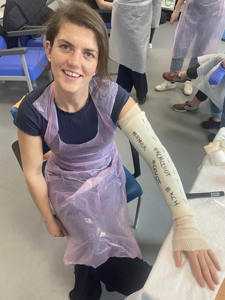 kchccuot's tweet image. Our Band 7’s are on a course learning to cast and splint for the management of tone, spasticity and contractures. Thank you @RHNuk for the fantastic teaching! #CCUOT #CCU #splinting