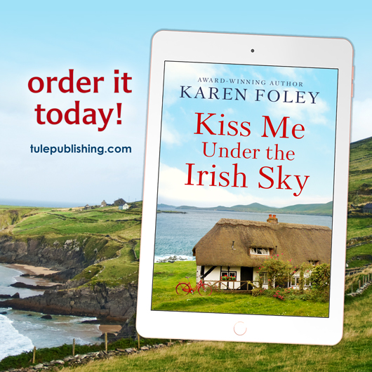 KISS ME UNDER THE IRISH SKY by <a href="/karenefoley/">Karen Foley Author</a> is out today!

"Heartfelt, charming, a feel-good sweet romance. This is escape reading at its finest, so take a trip to the Emerald Isle today." - Paula, Goodreads

Grab your copy: bit.ly/3JQD3gd
#readztule