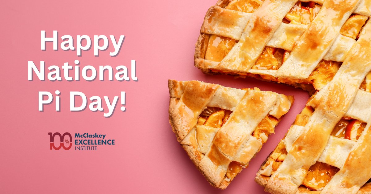 Happy National Pi Day! What kind of pie will you be eating today? Apple? Cherry? Chocolate?