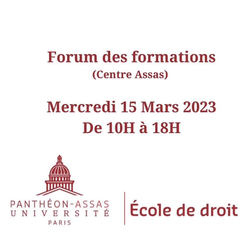 Association Collège et Ecole de droit | Paris II tweet media