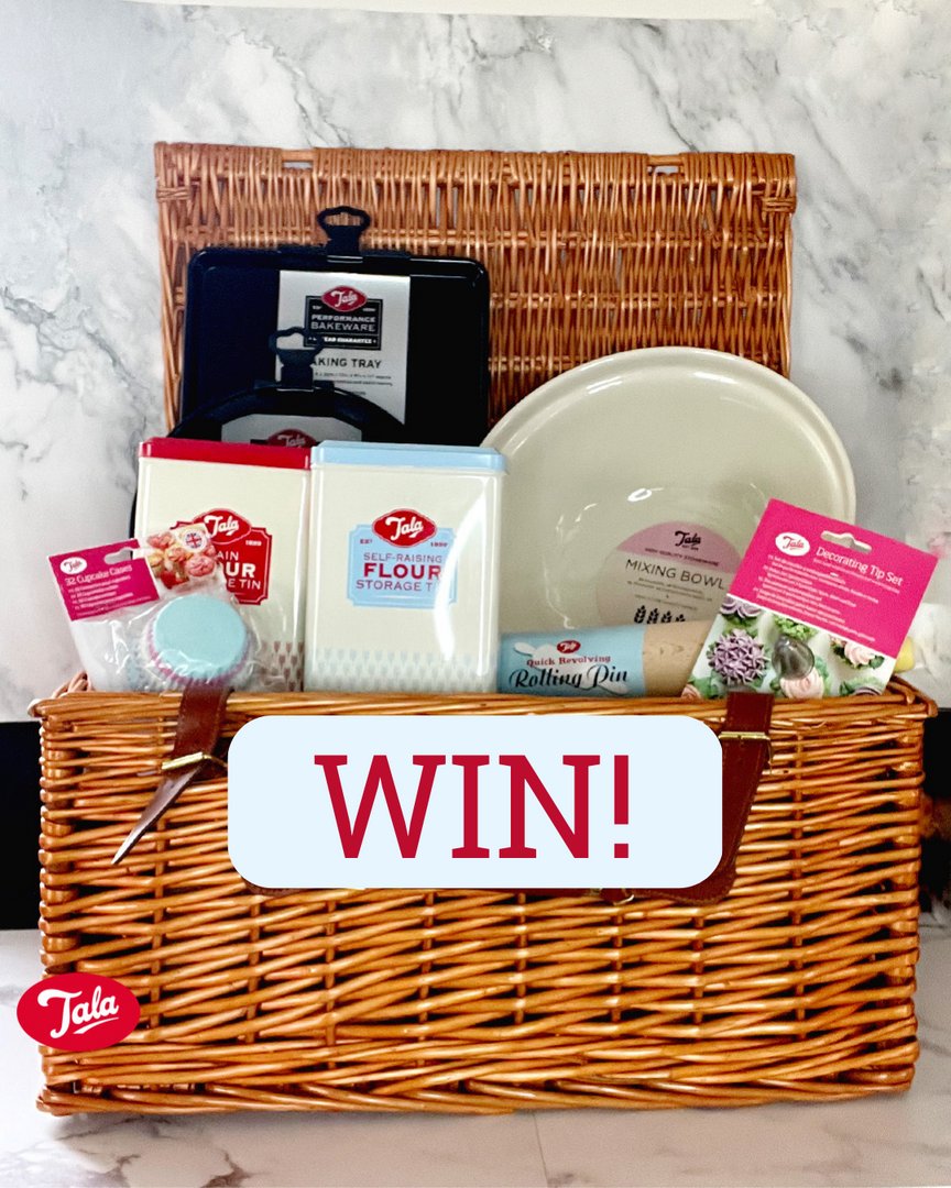 TalaCooking's tweet photo. WIN a huge hamper of Tala baking essentials that would make the perfect Mother's Day gift! 🌻🌷🌼 

To enter: 
💛 Like this post
💛 Follow @TalaCooking
💛Tag a friend or loved one 

Competition ends Sunday 19th March at Midnight. T&amp;C's Apply. 

Good Luck! 

#giveaway #mothersday https://t.co/n6kidXVxRO