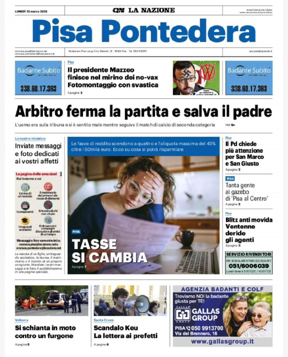 eren52088's tweet photo. #V_V AZIONI SOCIAL
⚡️💥🔨‼️✌️✌️
REAZIONI

#ViVi
Anche ai giornalisti piacciono le nostre immagini, non riescono a trattenersi dal pubblicarle sui giornali 😁✌️
👇👇 https://t.co/ihB5DDGkTF