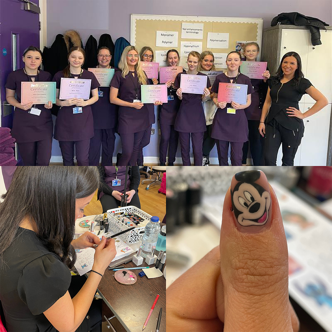 Halesowen College on Twitter "Our Level 3 Nail Technology students completed a Disney themed