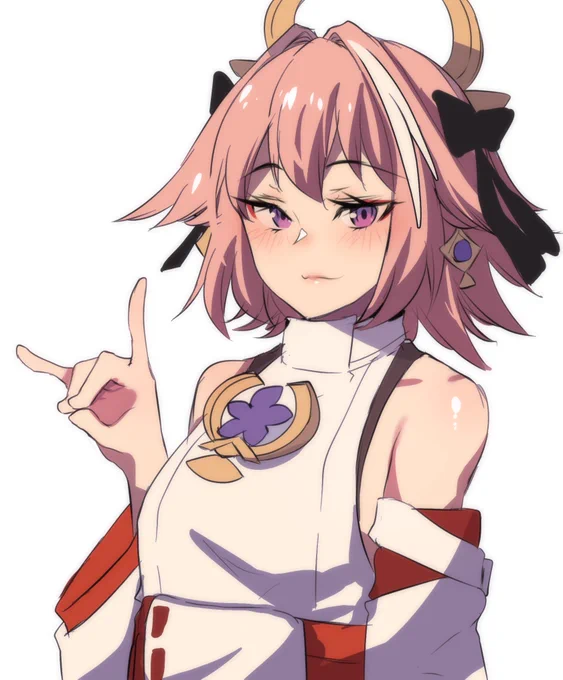 Short Hair Yae Miko  