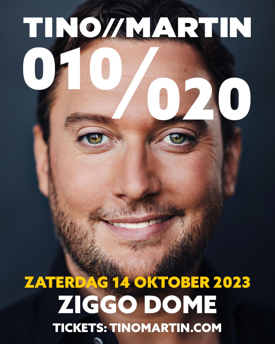 Ziggo Dome on Twitter "Loop niet weg🎶 want op 14 oktober 2023 keert