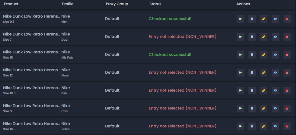 2 win out of 7 acc. Not that bad.
Only run panda 🐼
Bot: <a href="/ConcordAIO/">Concord</a>
CG: <a href="/_BeCorp/">BeCorp</a>
Proxies: <a href="/PorterProxies/">Porter Proxies</a>