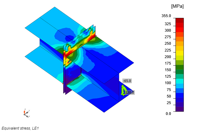 MODULIFTUK's tweet photo. Did anyone guess the critical stress points on this lifting frame? One of the critical areas of design was the flange connection on the main beam. https://t.co/b6dUaIljbF #Engineering #LiftingIndustry #ModularBuildings #ModularConstruction #LiftingBeams #3DAnalysis https://t.co/yEsVjY0nNf