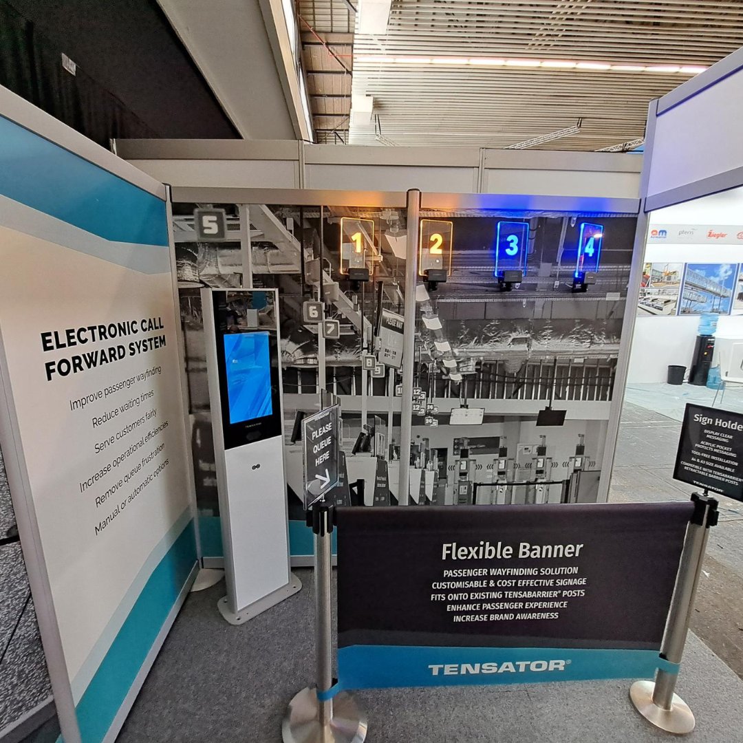 Tensator's tweet image. Passenger Terminal Expo 2023 is underway, and our stand is all set up!

If you&apos;re here, come visit us at stand 2012!

#PTExpoConf #Tensator #Tensabarrier #stand2012
