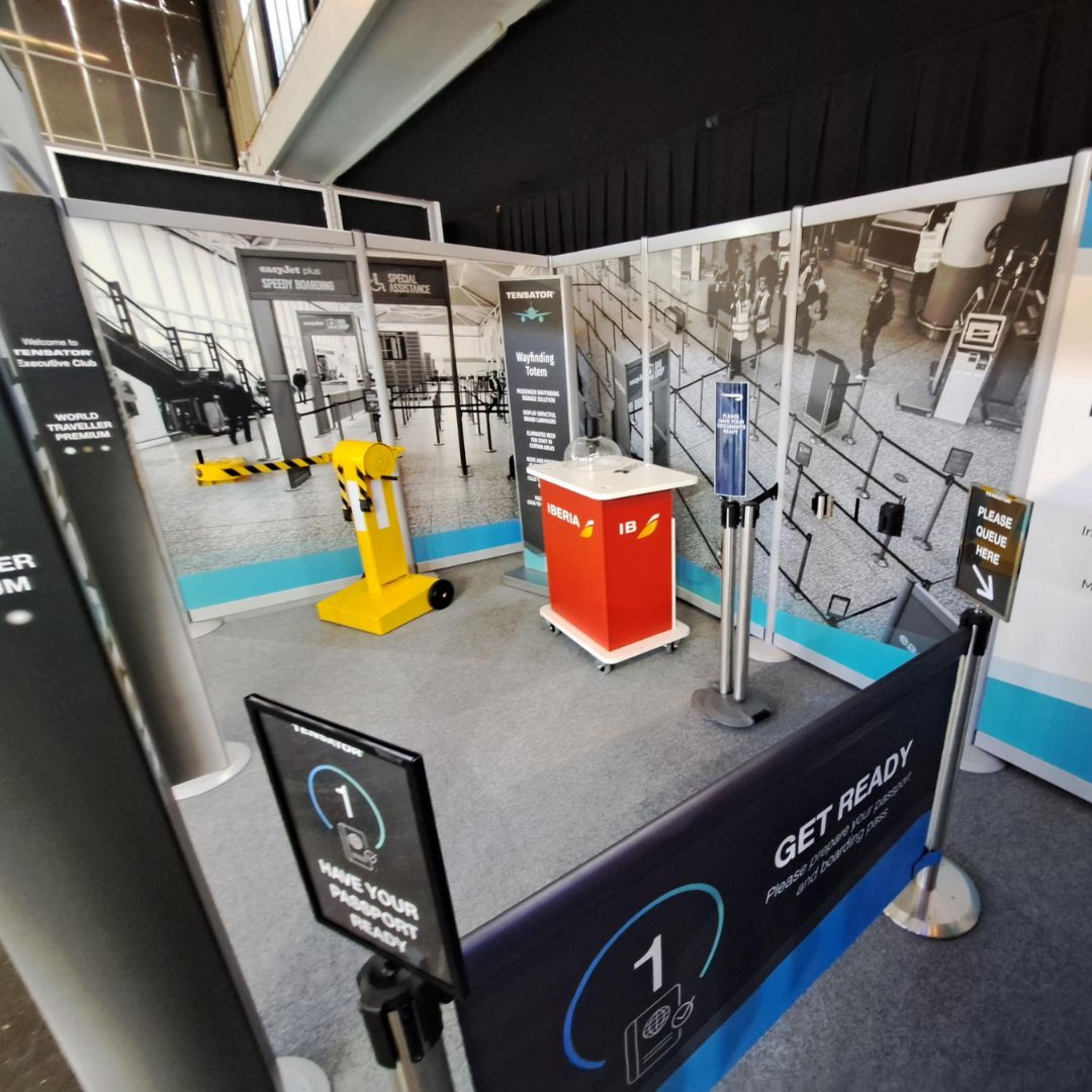 Tensator's tweet image. Passenger Terminal Expo 2023 is underway, and our stand is all set up!

If you&apos;re here, come visit us at stand 2012!

#PTExpoConf #Tensator #Tensabarrier #stand2012