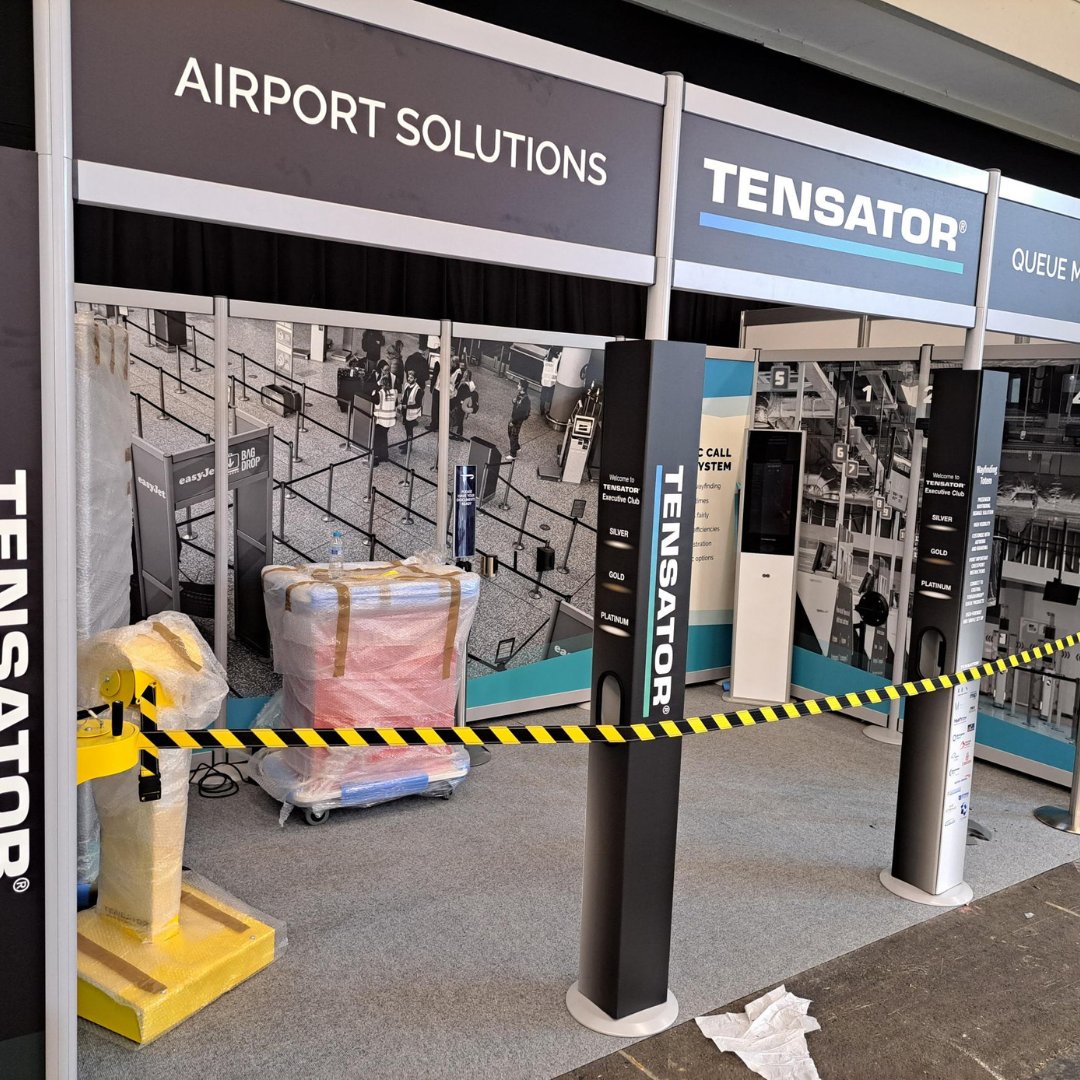 Tensator's tweet image. Passenger Terminal Expo 2023 is underway, and our stand is all set up!

If you&apos;re here, come visit us at stand 2012!

#PTExpoConf #Tensator #Tensabarrier #stand2012