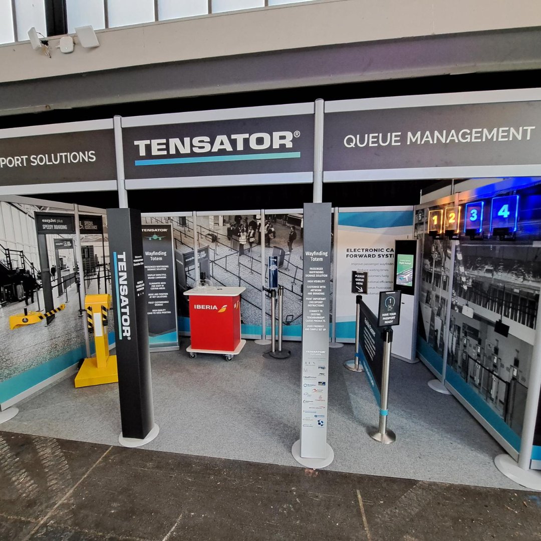 Tensator's tweet image. Passenger Terminal Expo 2023 is underway, and our stand is all set up!

If you&apos;re here, come visit us at stand 2012!

#PTExpoConf #Tensator #Tensabarrier #stand2012