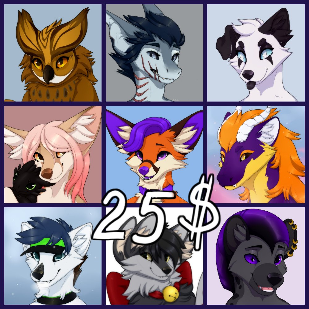 TakahiroReta's tweet photo. Commissions OPEN | 5 slots | Icon
Any species and gender, payment via PayPal (in USD).

#furry #furryartwork #commissionsopen #commissionart #canine #feline https://t.co/4qAef5Vq6C