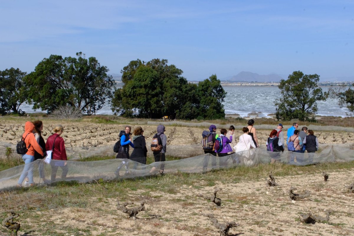 El pasado viernes disfrutamos de una salida terapéutica con las internas del psiquiátrico del centro penitenciario de Fontcalent, en el Paraje Natural de Las Salinas de La Mata y Torrevieja.  
Una bocanada de aire libre para ellas y una experiencia inolvidable para nosotros. 😊