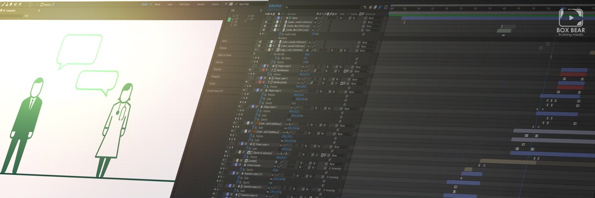 BoxBear's tweet image. Looking back at some of our past projects for #TimelineTuesday this week. A medical education animation made in Adobe After Effects showing just some of the layers used.

#BoxBear #EvolvingMedia #Animation #ClientWork #AfterEffects #MedicalEducation #Storytelling #Training