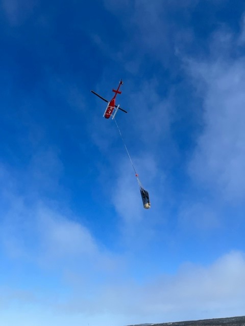 FAL_GovNL's tweet photo. Conservation Officers are busy this week monitoring polar bear activity in southern Labrador and along the Northeast coast, including the Catalina area where a large female polar bear was tranquilized and is being relocated to ice flows off the Northern Peninsula. #GovNL https://t.co/n4KFjr5h9Y