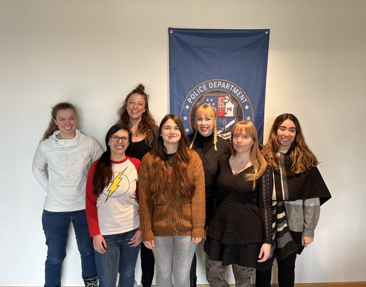 astragon_games's tweet photo. We’re dedicating this month to celebrating women in gaming:

Today’s spotlight shines on the 9 women working at @AesirInteractiv, the developer studio that brought Police Simulator: Patrol Officers to life! 👮‍♀️

Thank you for your hard work and dedication to the project! 💐 https://t.co/xoROlp2tQO
