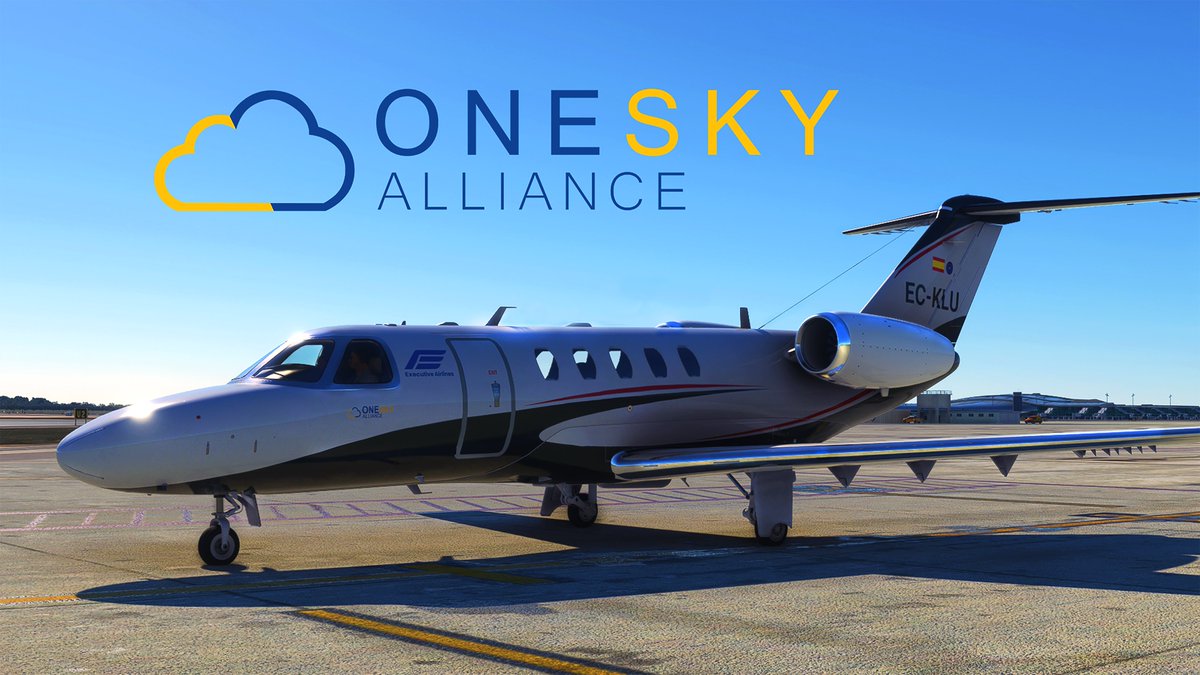 simulaci's tweet photo. La Aerolínea virtual asociada a la asociación, sigue avanzando.
"Nos gustan las alianzas" One Sky es la alianza definitiva para volar sin complicaciones. Nuevo sistema de reportes HiCrew. Muy pronto en Executive Airlines VA.
One Sky con HiCrew 
@ThorVirtual @FlyWindVirtual https://t.co/pWrr4A20sG