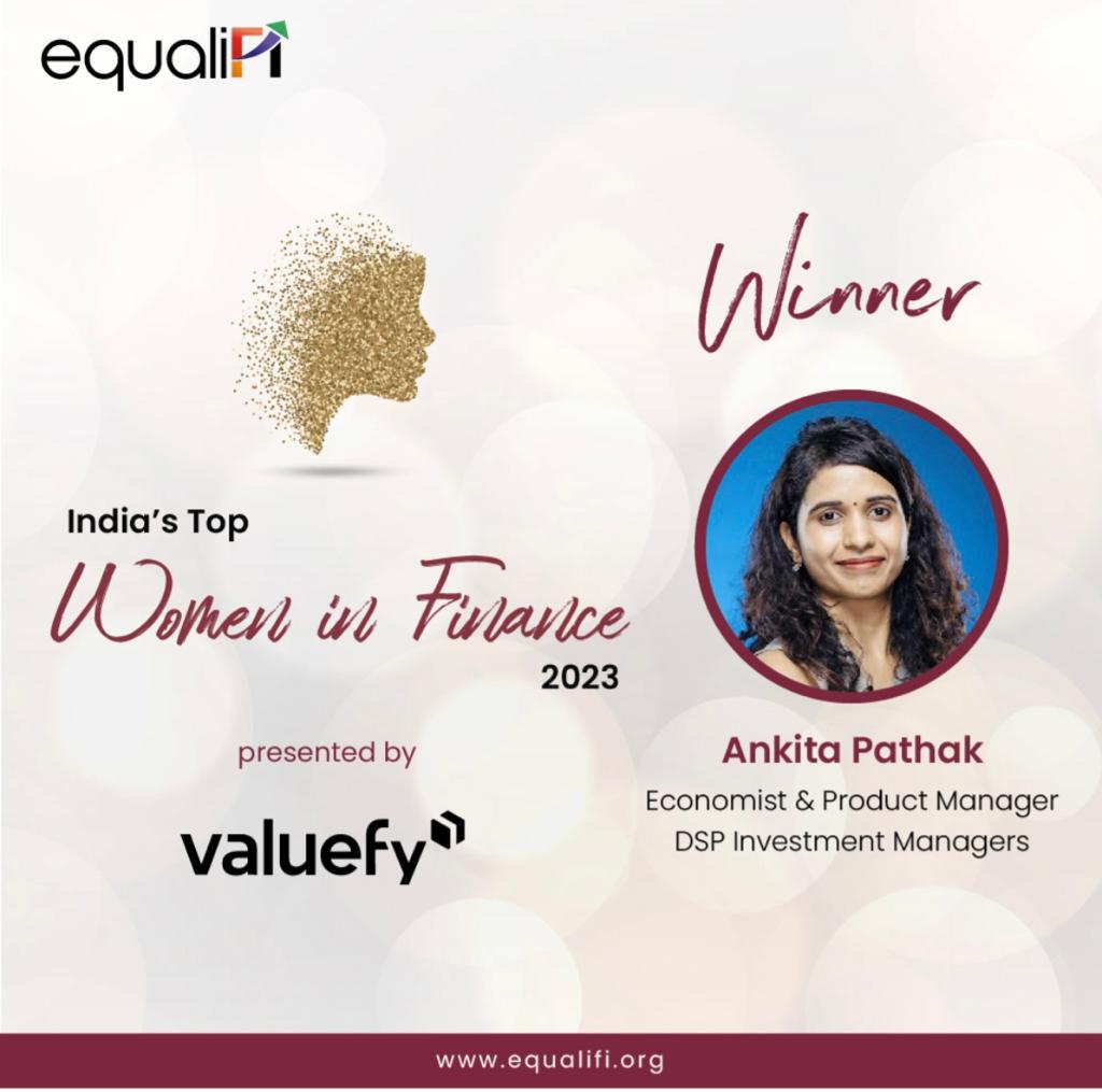 dspmf's tweet image. Congratulations to one of our own, @ankitapathak_, who was recognised as one of India’s Top Women in Finance 2023 by Equalifi! 

Keep shining, Ankita and continue to #DoGoodBeGood. 🙌💪