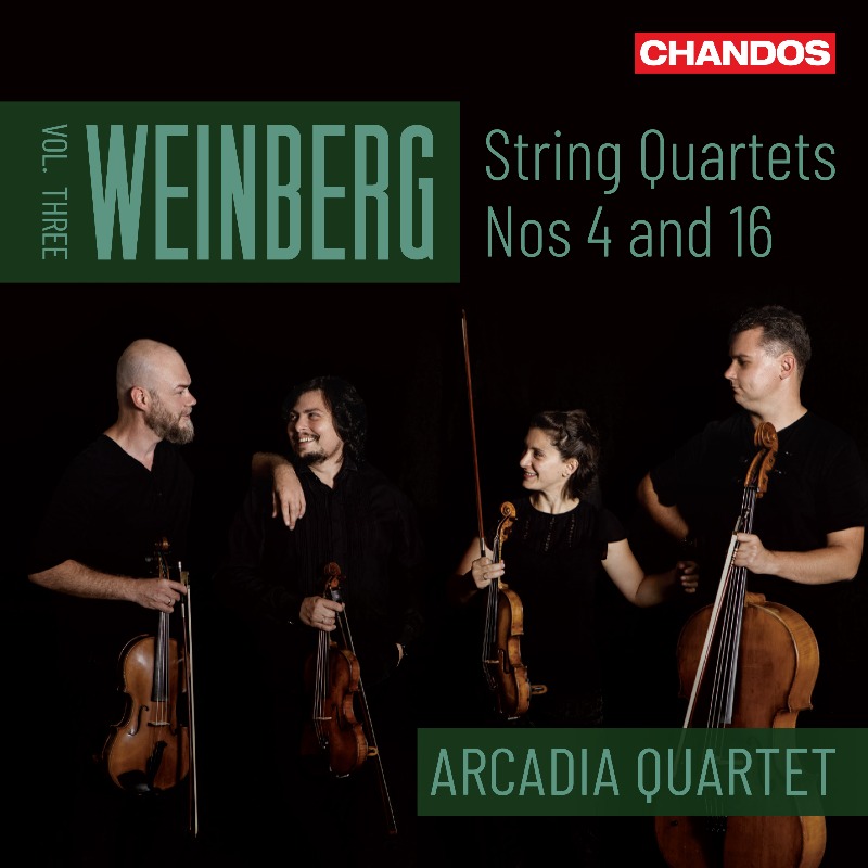Weinberg: String Quartets Vol. 3 is released 31 March!

As with the previous volumes in their survey of the quartets of Weinberg, the Arcadia Quartet have selected a pair of works from contrasting stylistic periods of the composer’s output.

Pre-order 👉bit.ly/3FiQ8Mg