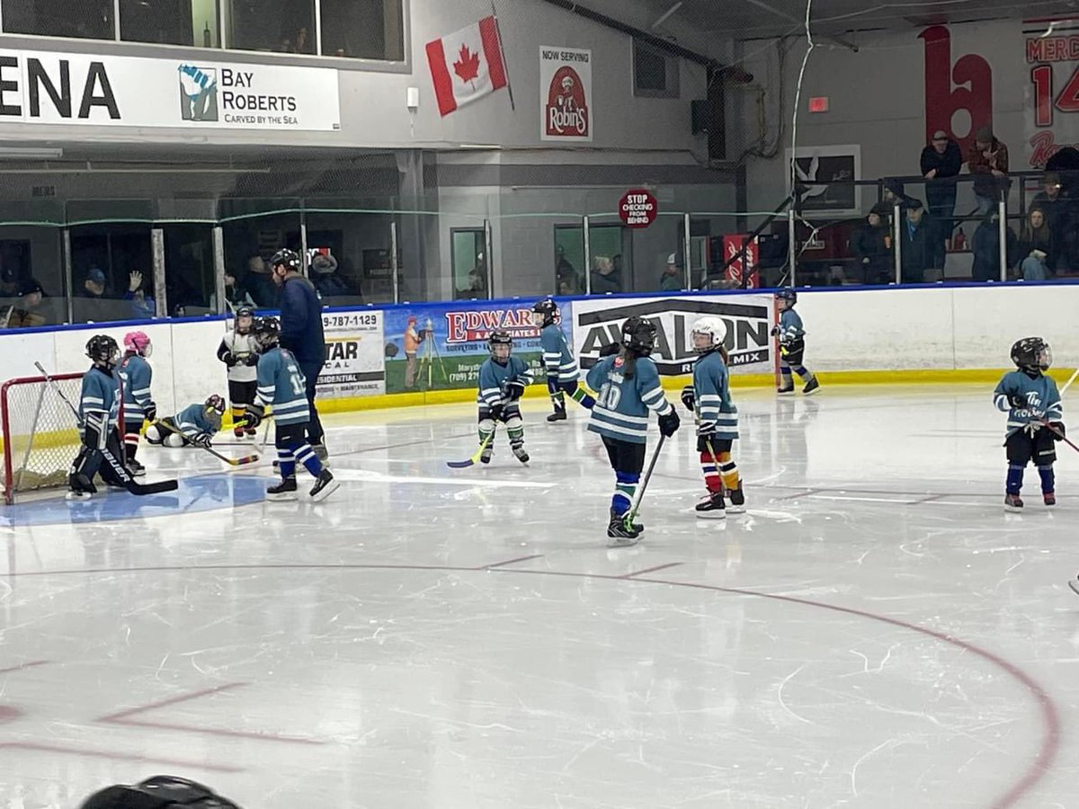 PMHAU9WARRIORS's tweet photo. And the fun continues… on Sunday, the U7 Warriors hit the road again to attend the Bay Arena Rovers Jamboree in Bay Roberts! #gowarriorsgo @PmhaWarriors https://t.co/kxovXRwMwT