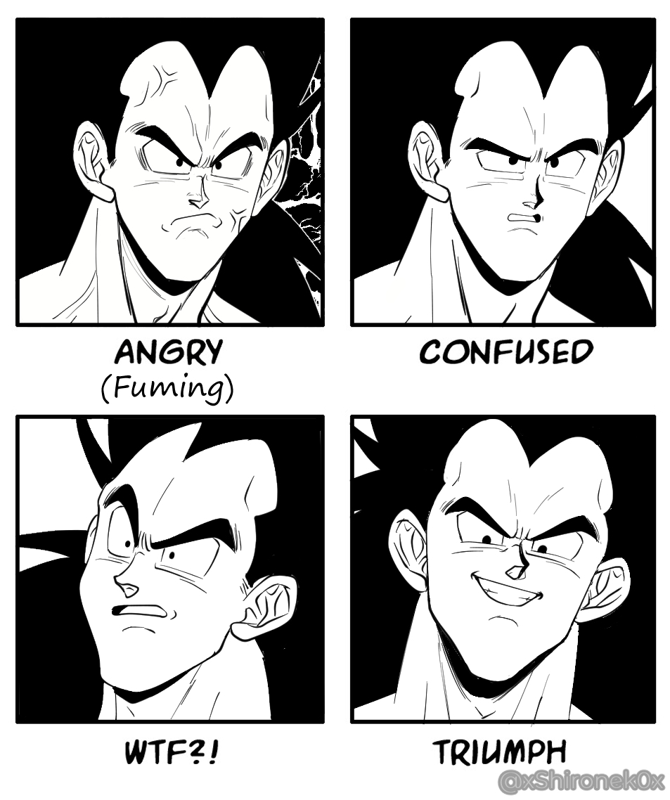 Imagining Raditz in all those situations x3 