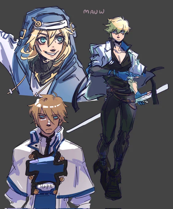 #GuiltyGearStrive white people doodles 