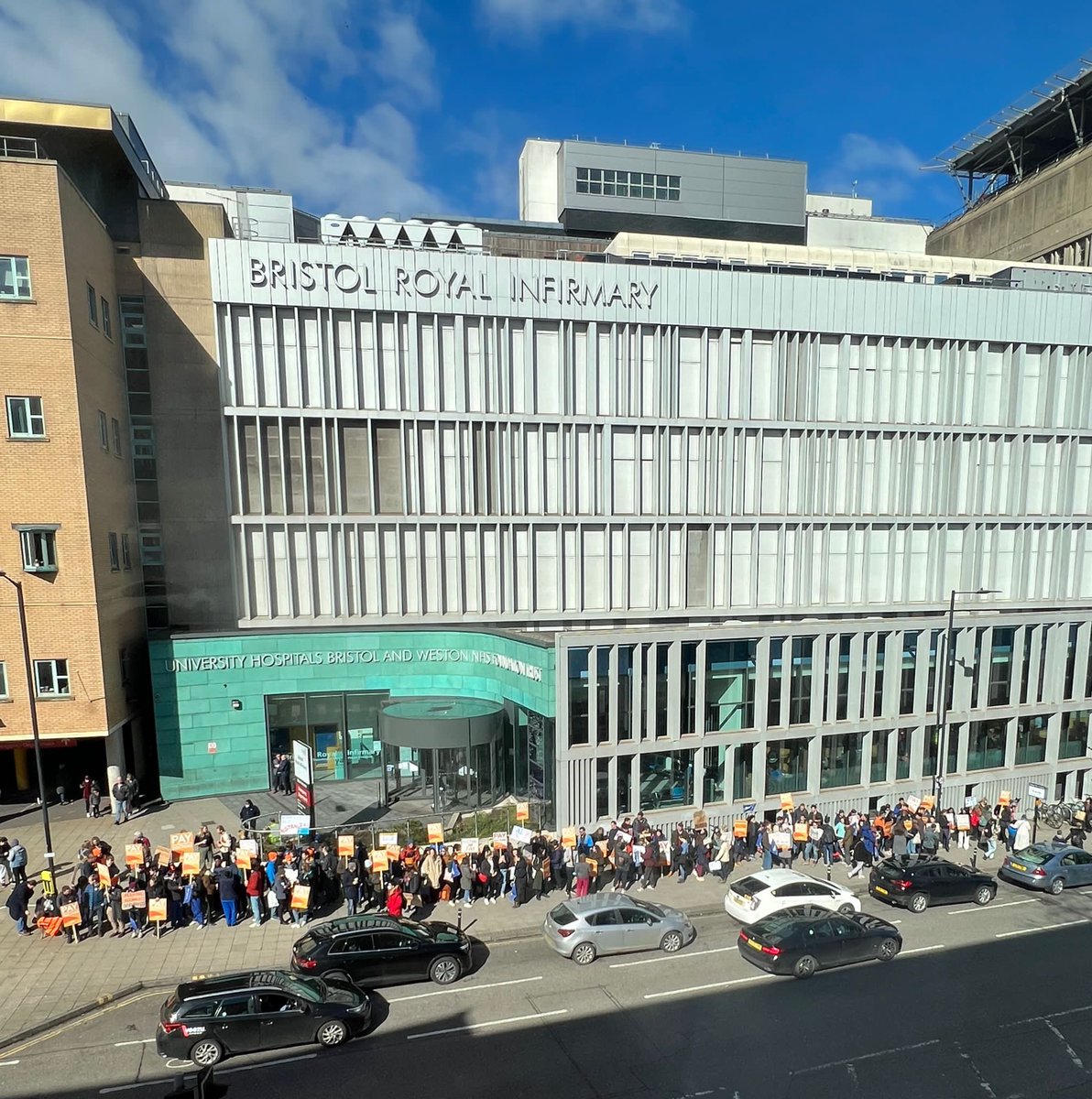 It’s day 2 for the junior doctors of <a href="/uhbwNHS/">University Hospitals Bristol and Weston NHS FT</a> - asking again, <a href="/SteveBarclay/">Steve Barclay</a>, where are you and why won’t you talk with us? #PayRestoration #BMADoctorsVoteYes #JuniorDoctorsStrikes
