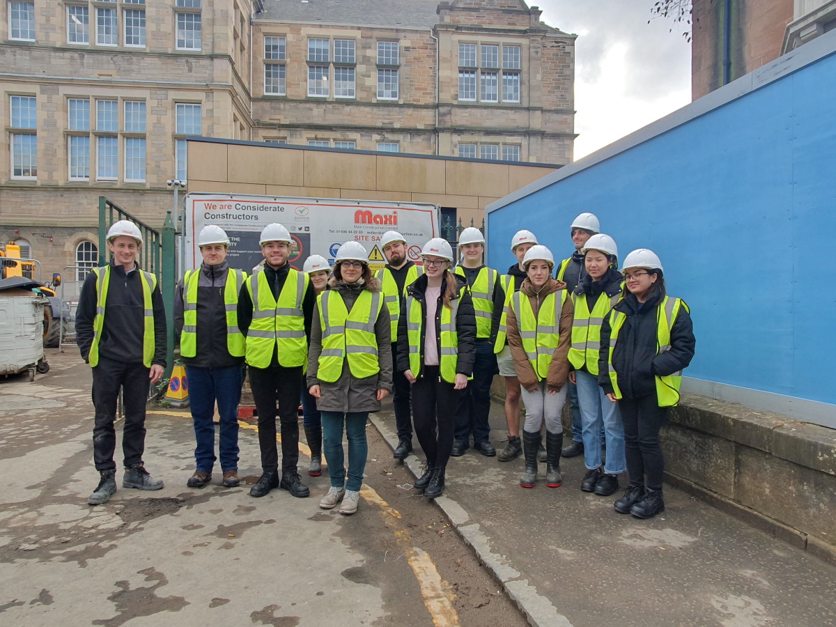 MaxiConstruct's tweet photo. During February we hosted site visits for @EdinburghNapier students from Architectural Technology Dept &amp; School of Engineering &amp; Built Environment at Sciennes Primary School. The collaboration focussed on the principles of #Passivhaus design and putting that into practice https://t.co/4T6MWqP03U