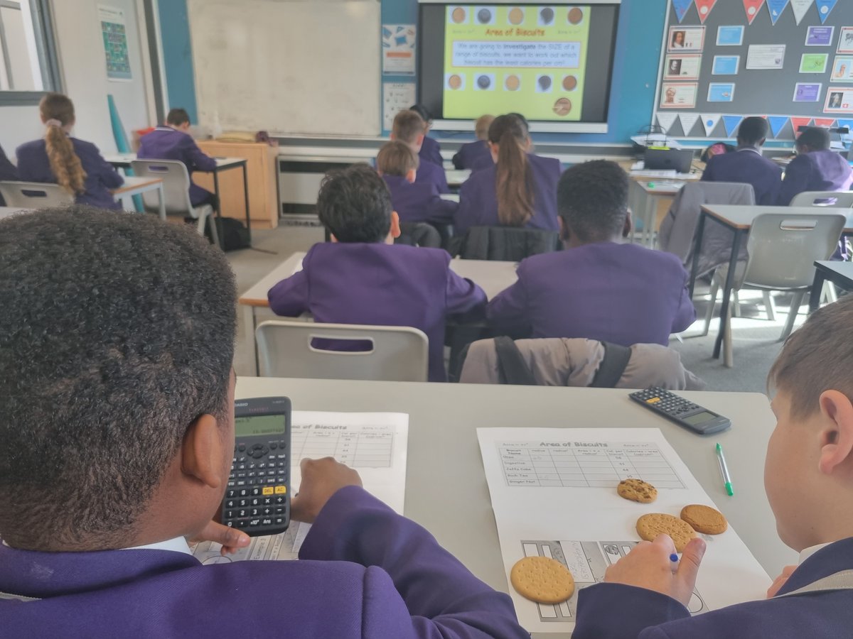 AHSMathematics's tweet photo. Our year 7's loving the PiDay  lesson!!! #PiDay #AHSMaths #Mathsenrichment #Mathsisfun #Mathsinvestigation https://t.co/4b7x2JopdB