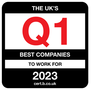 We’ve only gone and done it again! M Lambe Construction rated #1 employer in industry for 2nd quarter in a row! #Bheard #Survey #bestcompanieslive #bestcompanies #wellbeing