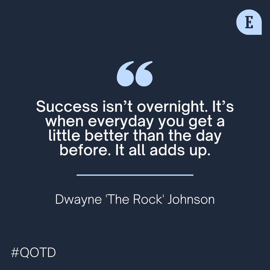 It's okay to start small. #QOTD