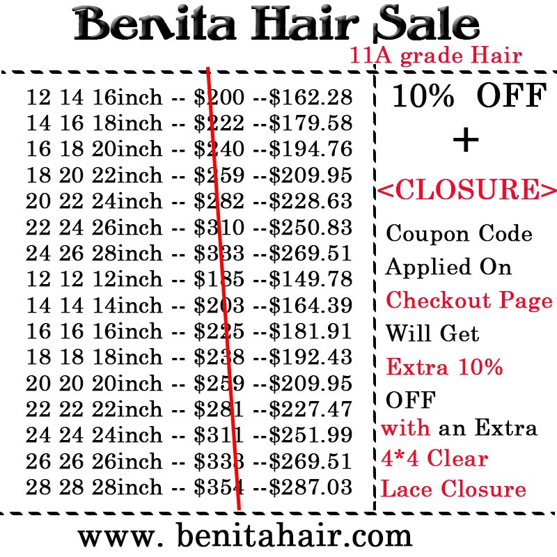 BenitaHair's tweet image. benitahair.com
Quality human hair bundles to get free lace closure 
#laceclosure #hairbundles #hairsale #hairvendor