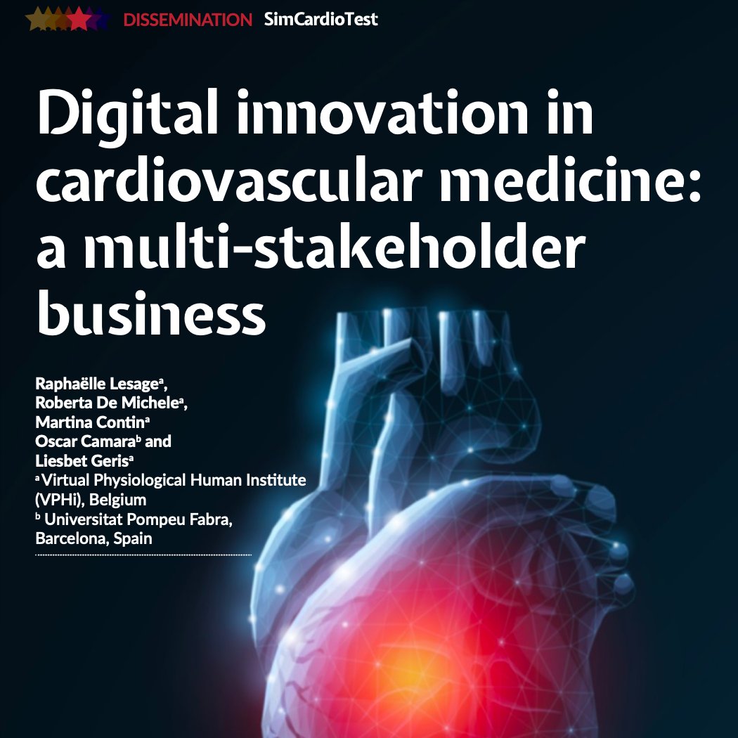 🫀With @SimCardioTest we're making a point to engage all relevant stakeholders in tailored ways to involve, raise awareness and realise the potential of #insilico in #cardiovascular health product development ➡️Read the full article on bit.ly/3JEetij