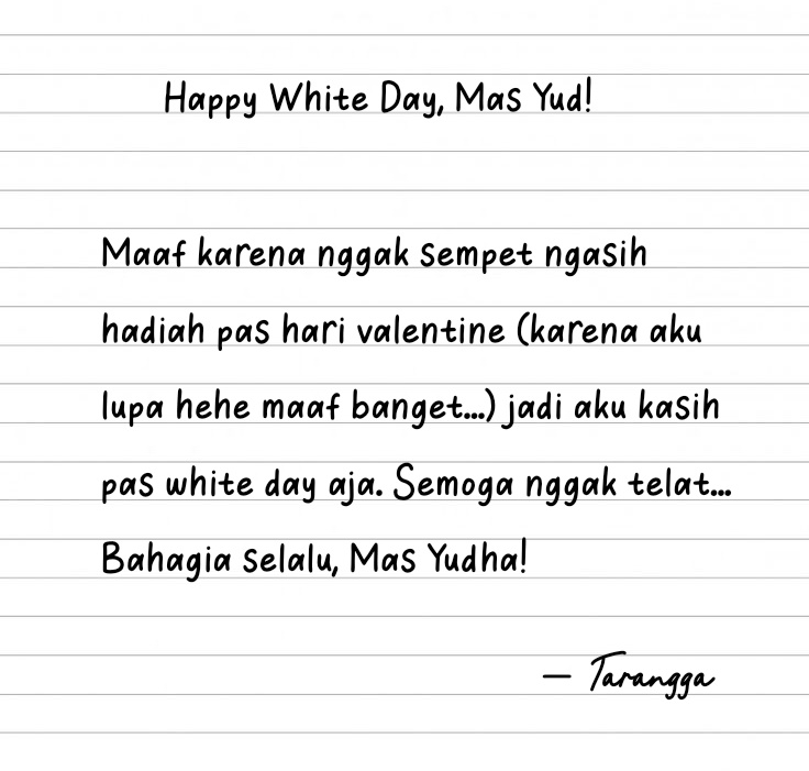 sedarinai's tweet photo. ⠀
— Kiriman untuk yang terkasih!
( @tiadapeduIi )
⠀ https://t.co/tiAzY4xFBn