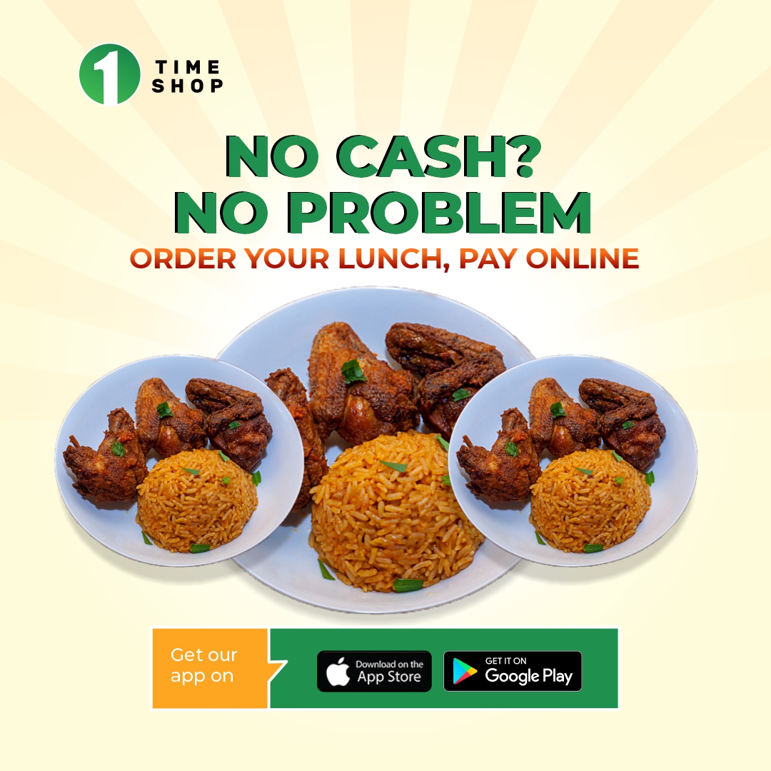 1timedotshop's tweet photo. Order online, pay from your wallet or card. You don't need to withdraw cash to get Lunch delivered to you. 

💡Order Now, Get it delivered to you. 

Download the 1timeshop app from google Playstore and app store today.

#Comment #Vendor #1timeshop #Newyear #newweek #business https://t.co/mOUHBZfw6j
