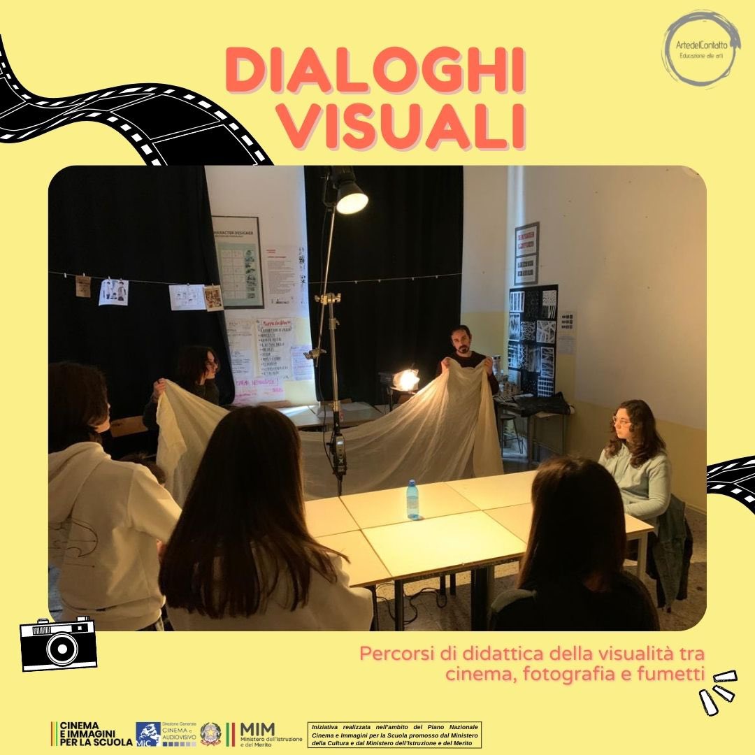 ArtedelContatto's tweet photo. Proseguono i laboratori del progetto #DIALOGHI #VISUALI all'Istituto Midossi di Vignanello.
Sperimentare e apprendere nuove tecniche video è sempre molto stimolante per i nostri ragazzi!
#cinemaperlascuola @MIsocialTW  @MiC_Italia https://t.co/QidopJDr07