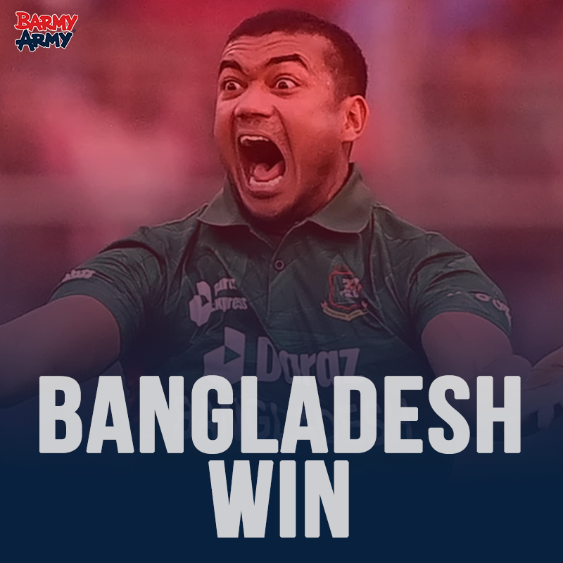 Bangladesh win and take the T20 series 3-0.

#BANvENG