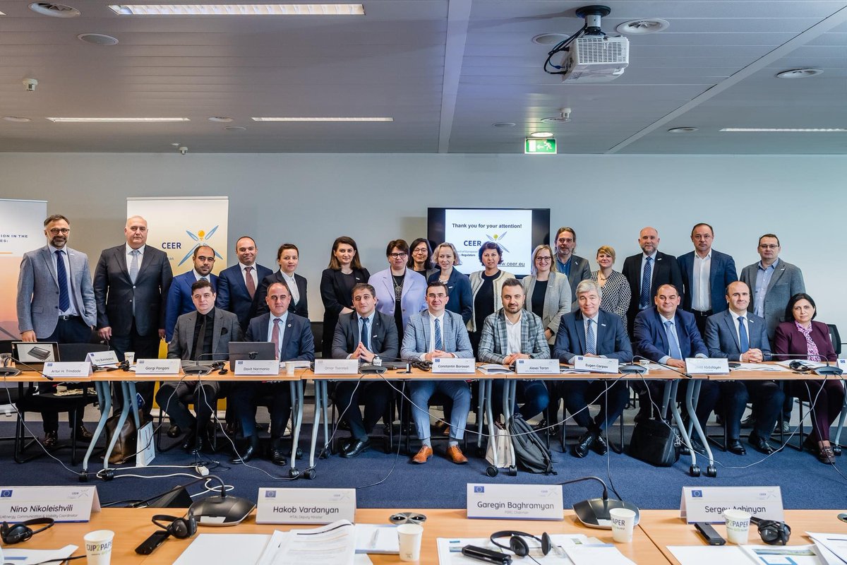 DNarmania's tweet photo. On March 13-14, a meeting of the @CEERenergy was held in Brussels, Belgium, organized by EU4Energy, which was attended by leaders of the energy sector from the Eastern Partnership countries. 
The purpose of the meeting was to promote regional cooperation and experience sharing. https://t.co/7ec5Rjs9jr