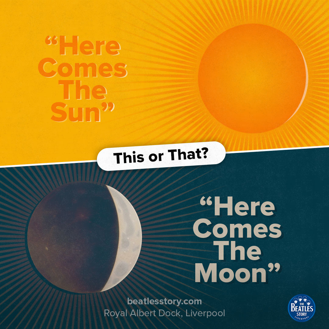 Two fantastic <a href="/GeorgeHarrison/">George Harrison</a> songs, but which is your favourite to listen to? 

☀️ or 🌙? 

#TuesdayThoughts