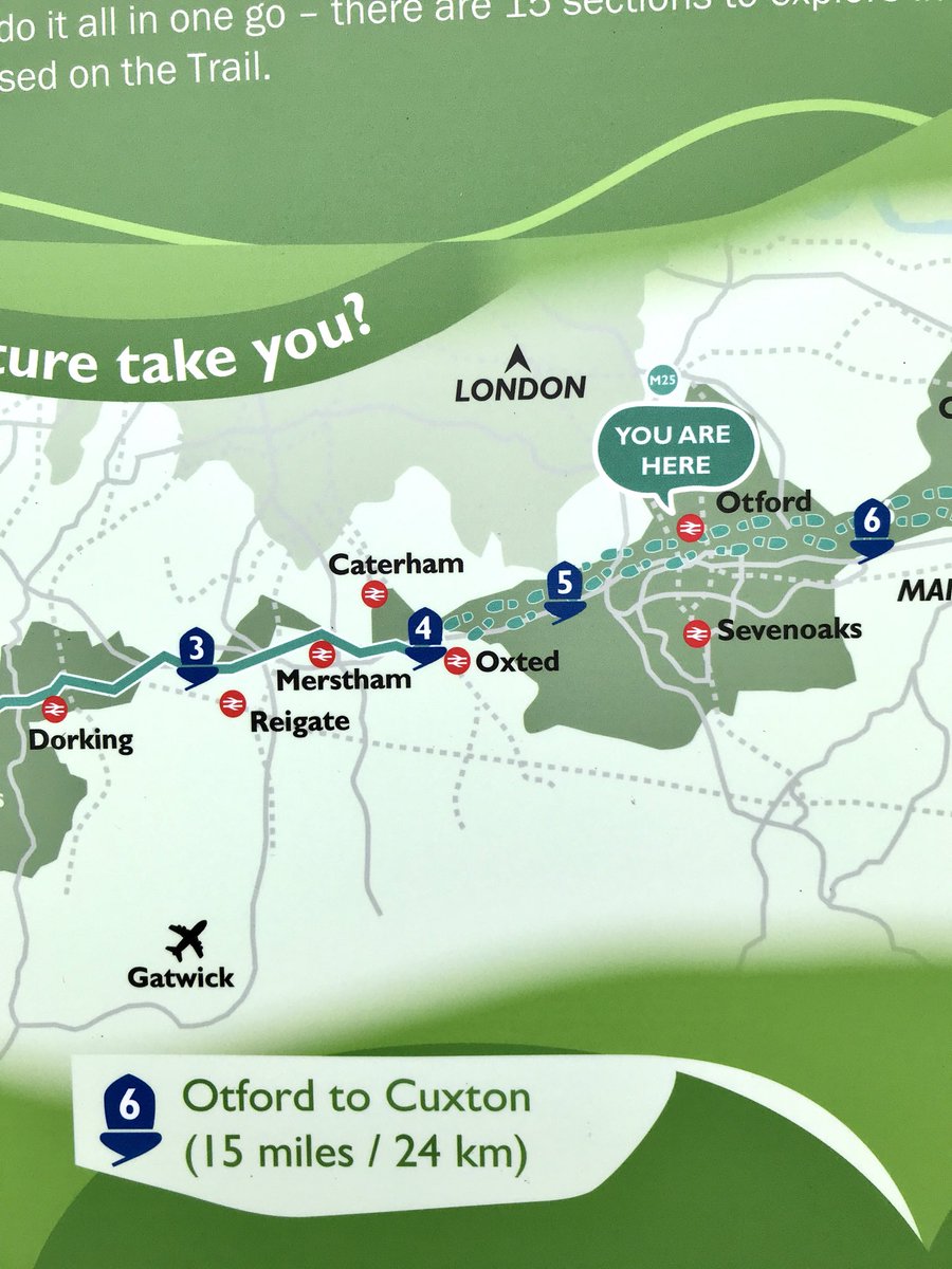 DarentValleyCRP's tweet image. Exciting to see the new North Downs Way interpretation panel up at Otford station - puts our station at the heart of a fantastic long distance trail. Do stop for a cup of coffee! Or better yet start the Trail here. #kentdownaonb #northdownsway #darentvalley #railtrails #otford