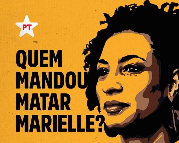 CarlosS48442375's tweet photo. 5 anos do assassinado vil e cruel da vereadora e ativista negra Marielle Franco, o Ministério da Justiça e o ministro Flávio Dino estão a caça do mandante do crime, tic tac, tic tac....... https://t.co/ycIjiqViRO