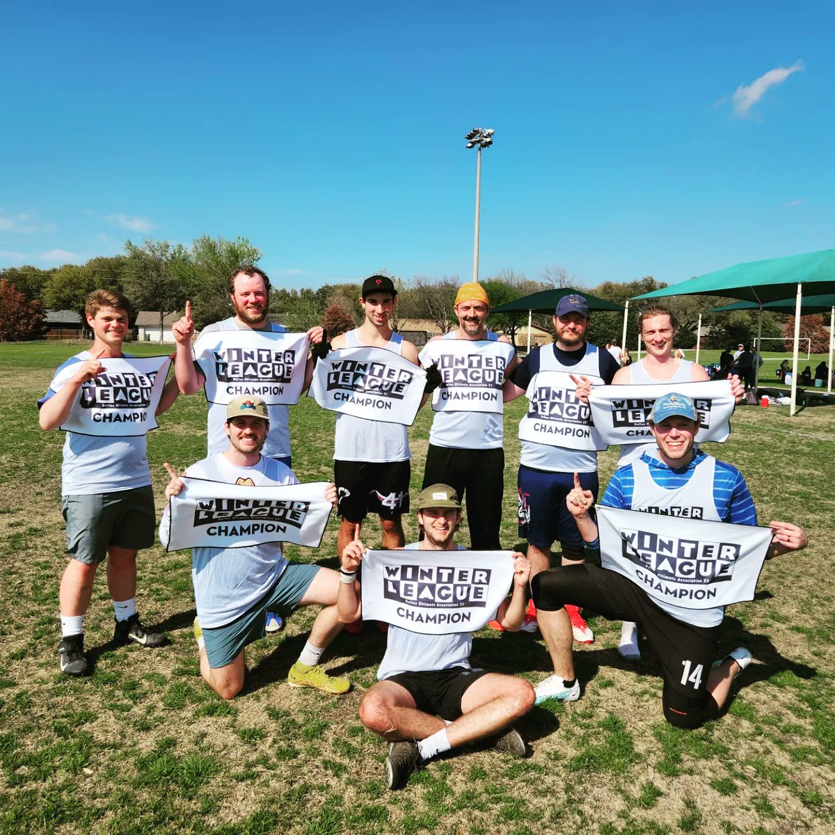 DFWUltimate's tweet photo. Congratulations to our Winter League 23 Champions Magic Scoober Bus(mixed) and Huckrats(open)!!!
#winterleague23 #ultimatefrisbee #dallasultimate https://t.co/GAw0LHiNCL