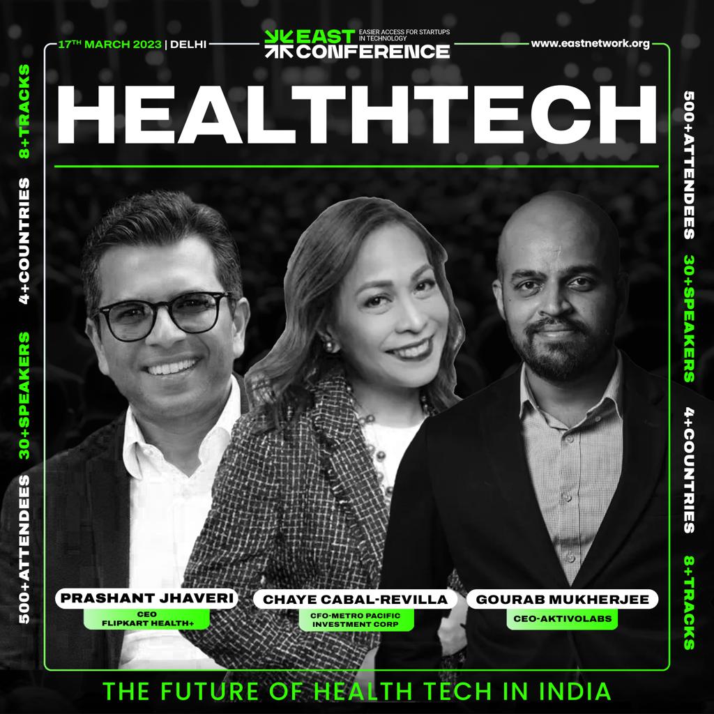 EASTNetworkhq's tweet photo. Coming all the way from Singapore, we have Gourab Mukherjee, Founder &amp; CEO @aktivolabs  Singapore, Prashant Jhaveri , CEO of Flipkart Health+ . Chaye Cabal-Revilla is the first Chief Sustainability Officer of the Philippines' leading infrastructure investment company. https://t.co/HE45Lgnve7