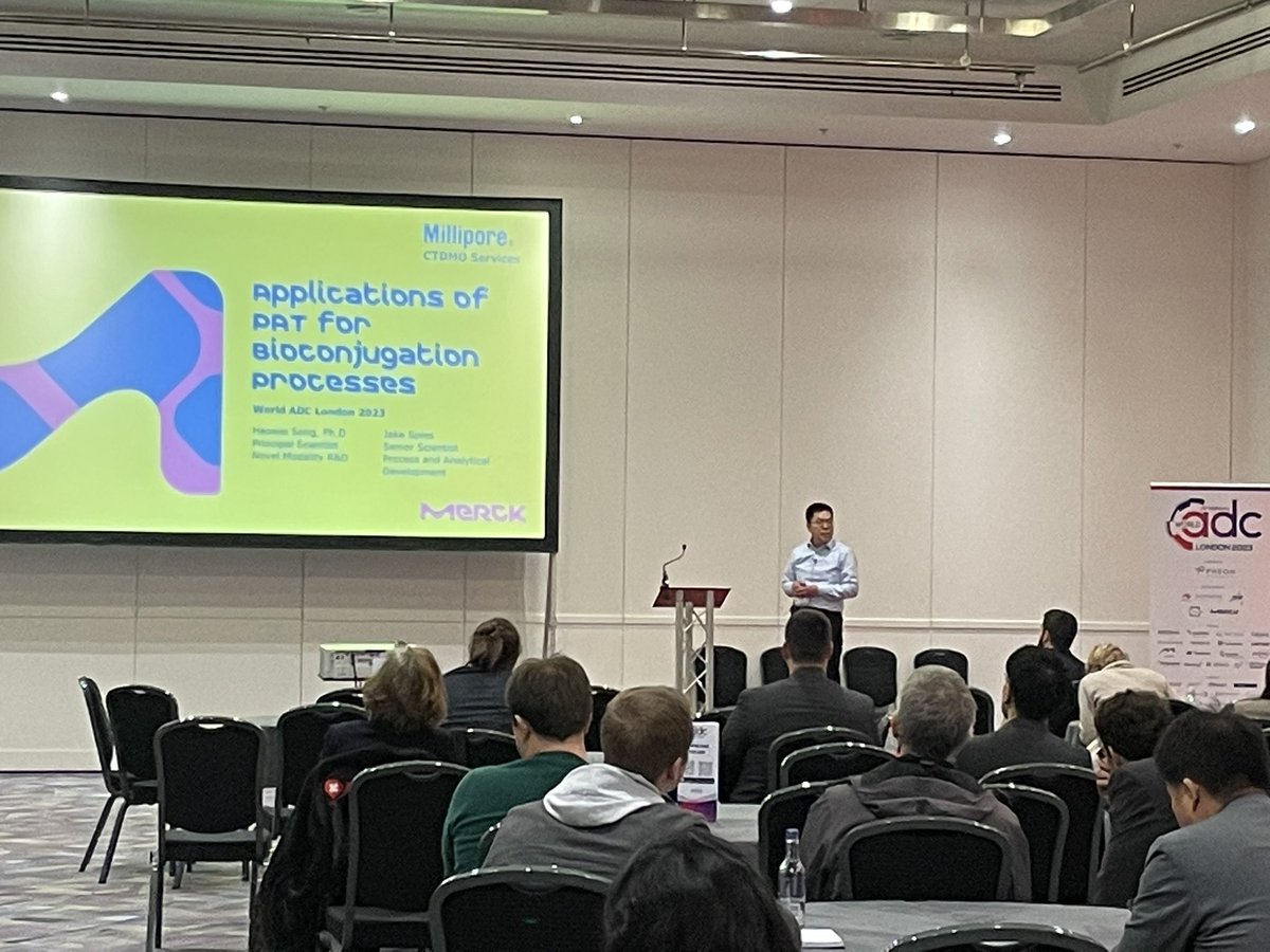 World_ADC's tweet photo. The #World_ADC London is in full swing!

Here’s a sneak peek of this morning’s talks across all areas of #ADC development: Discovery, Translational, Clinical Lessons, Manufacturing &amp; Process and Analytical Development. https://t.co/ZfiHlJYf60