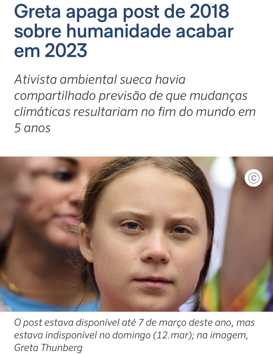Uma das maiores imbecis dos últimos tempos. A praga mundial da narrativa disseminar e colar mais que a realidade.