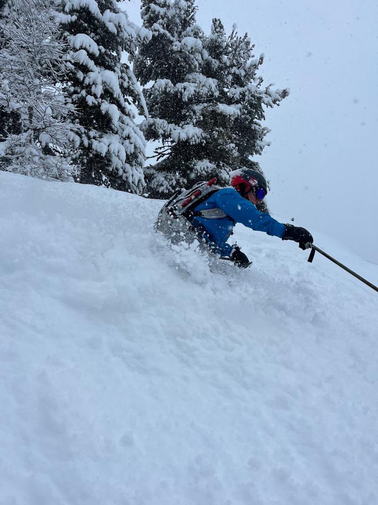 Snoworks's tweet photo. La Plagne Backcountry today. Wow! https://t.co/Uf5qaZTb4P