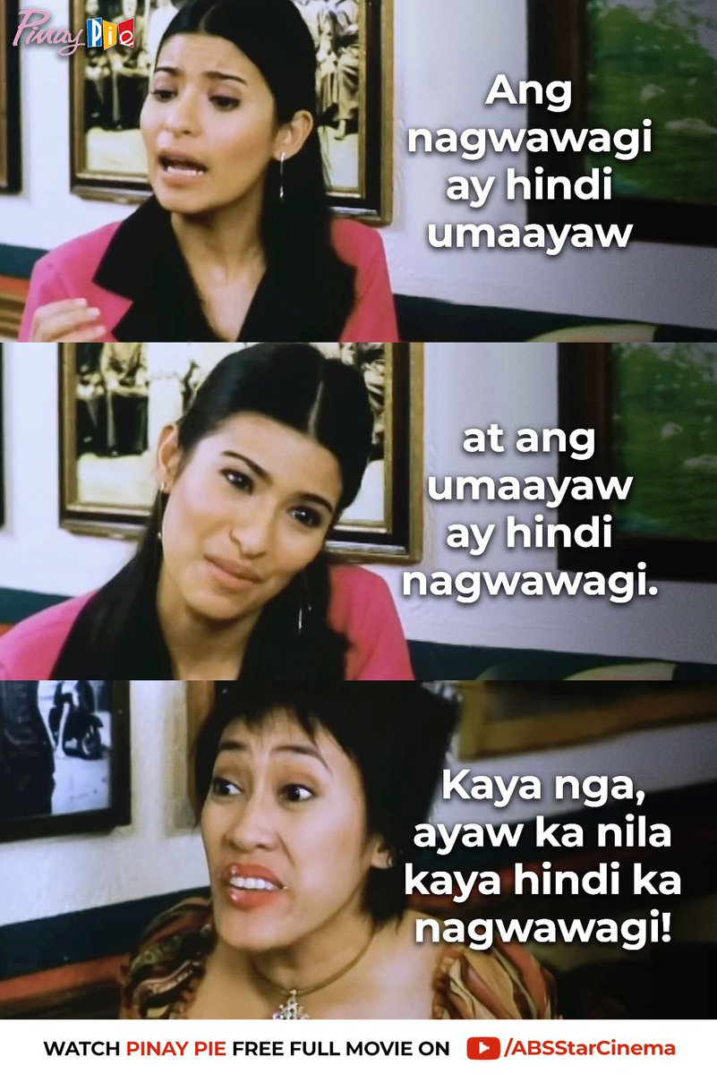 StarCinema's tweet photo. Kaya pala hindi ako nagwawagi!๐
Watch 'Pinay Pie' FREE FULL MOVIE here: https://t.co/SzODEyYocP
#PinayPie #AssuntaDeRossi #AiaiDelasAlas #JoyceJimenez https://t.co/dgPfLewf8R