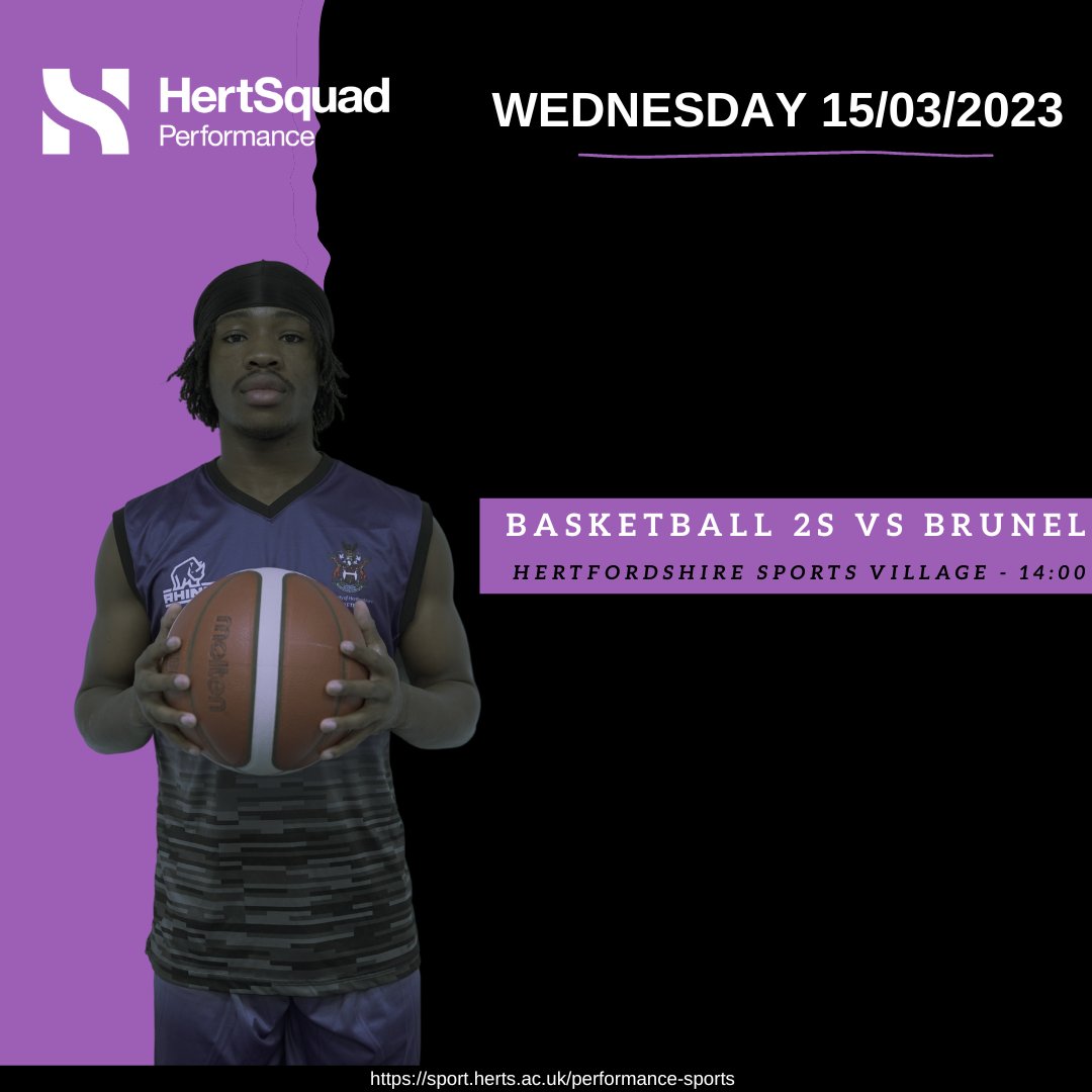 hertsquadperformance (@hertsquadperf) on Twitter photo π | Our <a href="/BUCSsport/">BUCS</a> fixtures for Wednesday 15th March!
Can the Basketball second team become league champions? Head down to the Hertfordshire Sports Village to show your supportπ€
#GoHerts π | Our <a href="/BUCSsport/">BUCS</a> fixtures for Wednesday 15th March!
Can the Basketball second team become league champions? Head down to the Hertfordshire Sports Village to show your supportπ€
#GoHerts