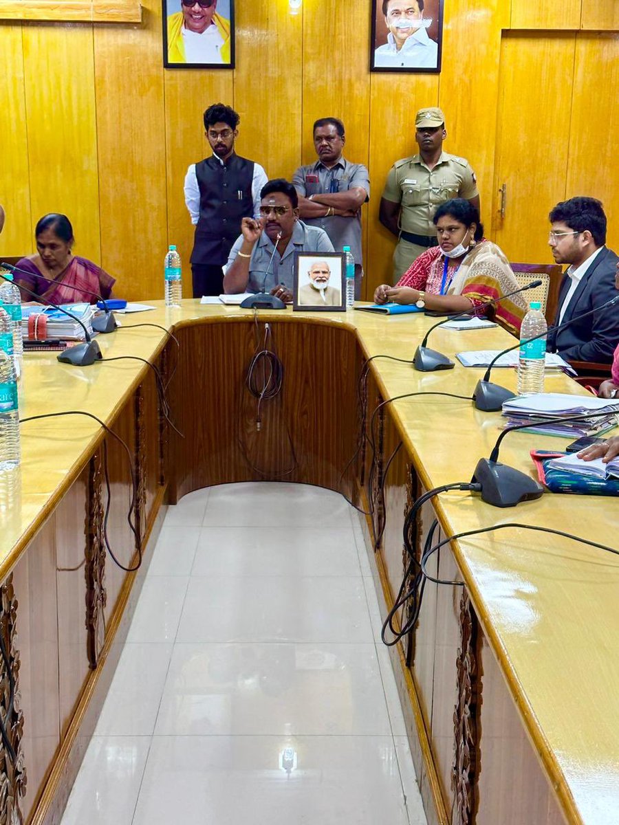 Dr RG Anand on Twitter "Conducted a Review Meeting along with District